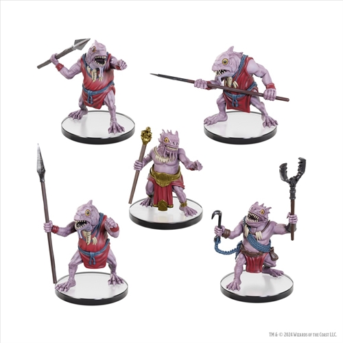 DnD - Kuo-Toa  Warband - Icons of the Realms Premium DnD Miniatures